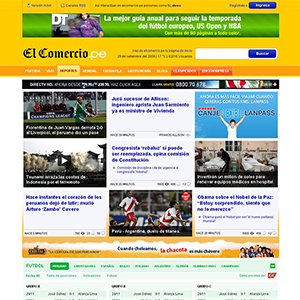 ElComercio.pe - Sports Category page